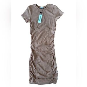 NWT Garage Front Ruched T-Shirt Dress